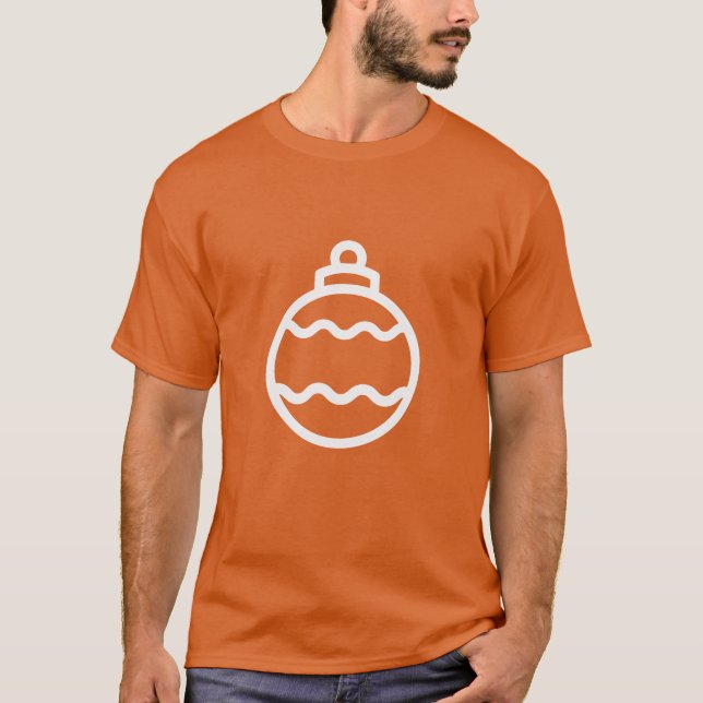 Christmas Bauble Icon T-Shirt (Vorderseite)