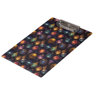 Christmas Baubles Clipboard Klemmbrett