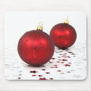 Christmas Baubles Mouse Pad Mousepad