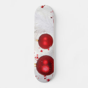 Christmas Baubles Skateboard