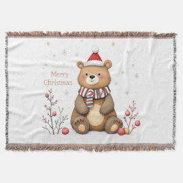 Christmas Bear Decke