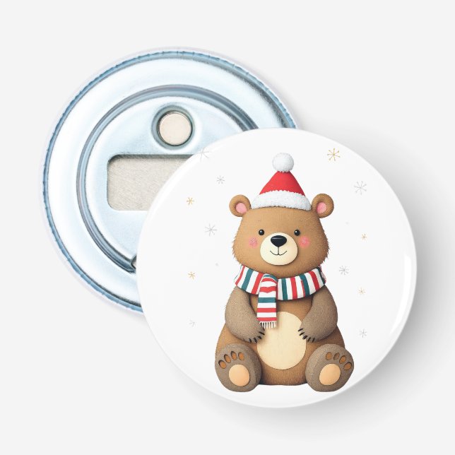 Christmas Bear Flaschenöffner (Vorderseite)