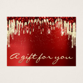 Christmas Beauty Gold Confetti Geschenk Burgund Tr