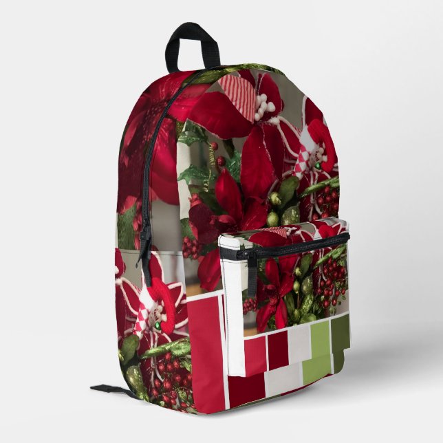 Christmas Bedruckter Rucksack (Rückseitige Ecke links)