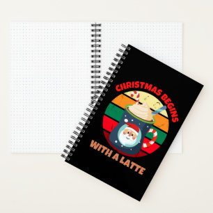 CHRISTMAS BEGINNT MIT EINER SPÄTE NOTIZBUCH