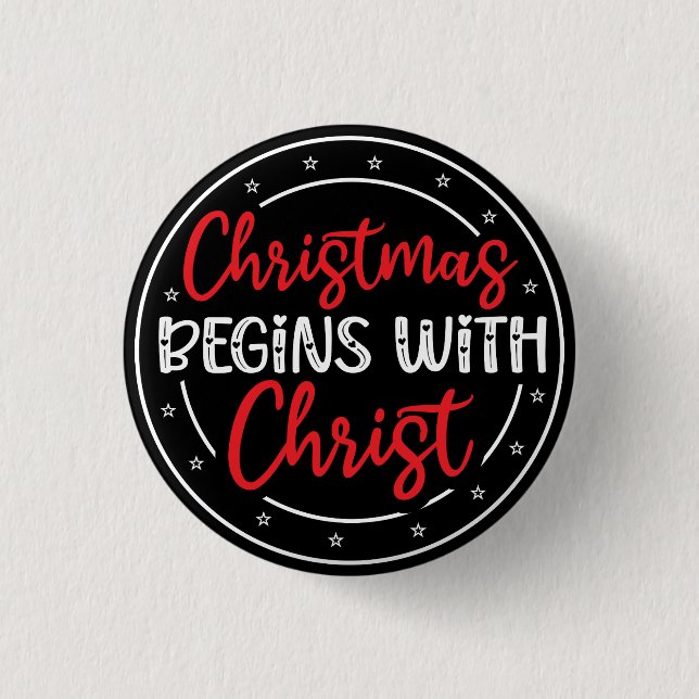 Christmas Begins With Christ-65772 Button (Vorderseite)