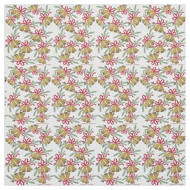 Christmas Bell Fabric Stoff (Muster)
