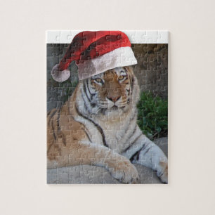 Christmas Bengal Tiger Puzzle