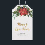 Christmas Berris Watercolor Rotes Grün Geschenkanhänger<br><div class="desc">Fügen Sie Ihren Geschenken in diesem Jahr eine niedliche und moderne Touch mit benutzerdefinierten gedruckten Geschenketiketten hinzu. Passen Sie diese botanischen Skripttags an,  indem Sie auf den Knopf "Personalisieren" klicken.</div>