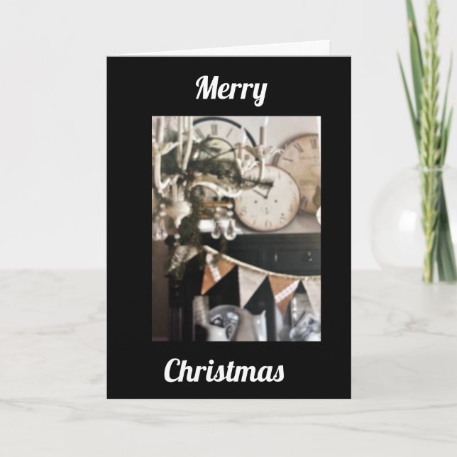 CHRISTMAS BESONDERE ZEITSPEZIALPERSONEN FEIERTAGSKARTE (Vorderseite)