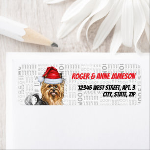 Christmas Biewer Terrier Dog Urlaubsadresse