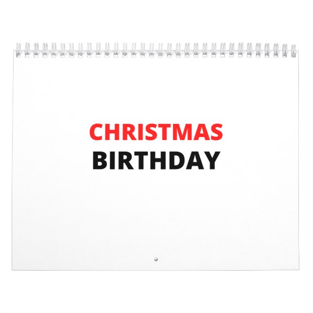 CHRISTMAS BIRTHDAY KALENDER (Titelbild)