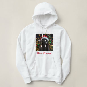 Christmas Black Cat - Weihnachtsmannmütze Personal Hoodie