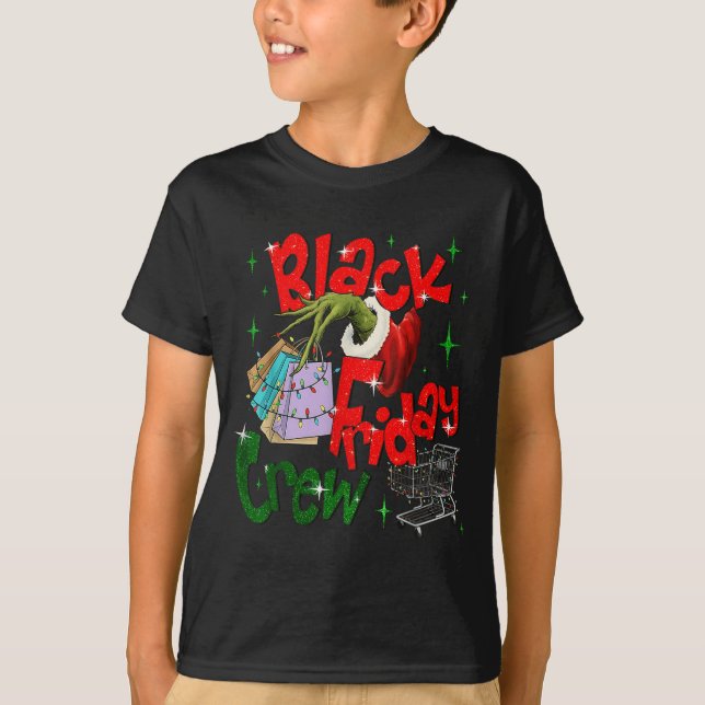 Christmas Black Shopng Family Funny Friday Shopng  T-Shirt (Vorderseite)
