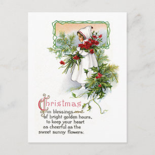 Christmas Blessing Feiertagspostkarte