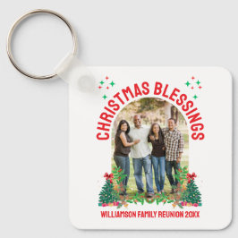 CHRISTMAS BLESSINGS FAMILY WIEDERSEHEN Matching Gr Schlüsselanhänger
