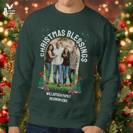 CHRISTMAS BLESSINGS FAMILY WIEDERSEHEN Matching Gr Sweatshirt