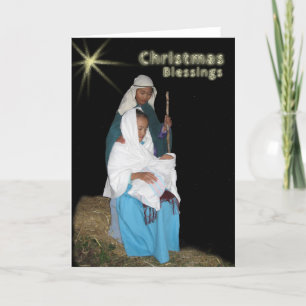 Christmas Blessings Feiertagskarte