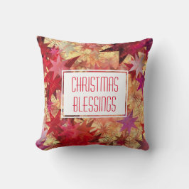 CHRISTMAS BLESSINGS PASSENDE Rustikale Sterne Kissen