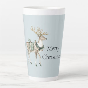 Christmas Blue Green Deer Milchtasse