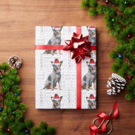 Christmas Blue Heeler für Hund Lover Holiday Geschenkpapier