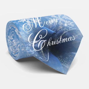 Christmas Blue Ribbon Men-Krawatte Krawatte