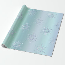 Christmas Blue Snowflake Sparkle