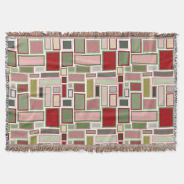 Christmas Boho Rectangle Decke