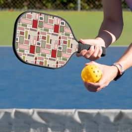 Christmas Boho Rectangle Pickleball Schläger
