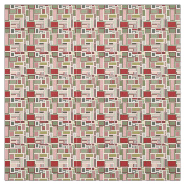 Christmas Boho Rectangle Stoff (Muster)