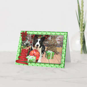 Christmas - Border Collie - Yaeger Feiertagskarte
