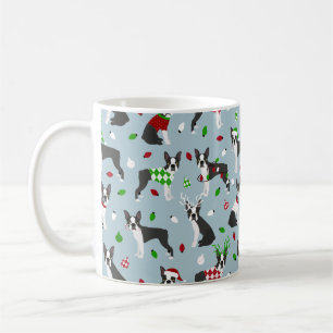 Christmas Boston Terrier Kaffeetasse
