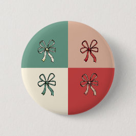 christmas bow conquette button