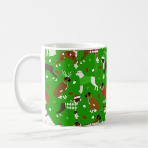 Christmas Boxer Dog Tasse