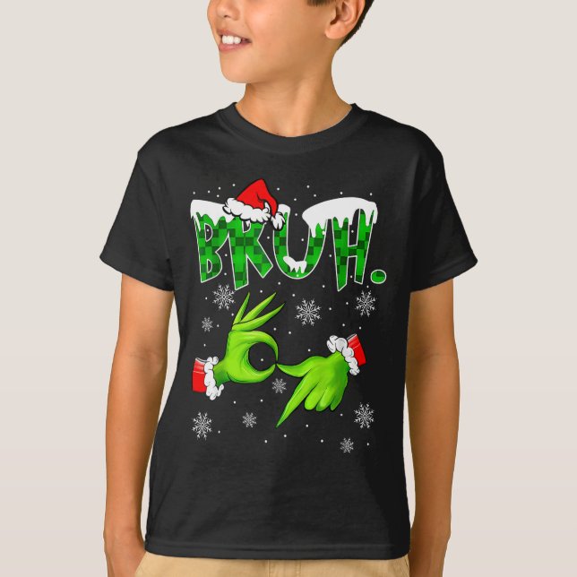 Christmas Bruh 67 Six Seven 6 7 Meme  T-Shirt (Vorderseite)