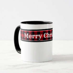 Christmas Buffalo Kariert Coffee Tasse