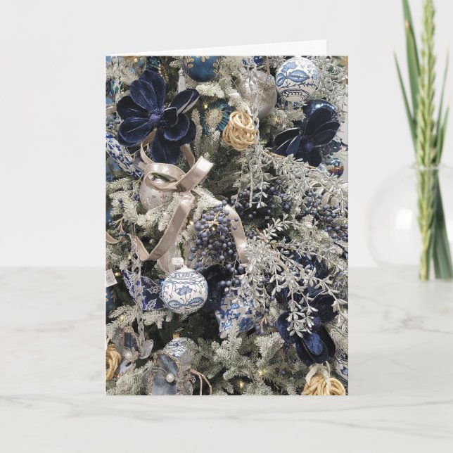 Christmas Bulbs Scene 3 Card Feiertagskarte (Vorderseite)