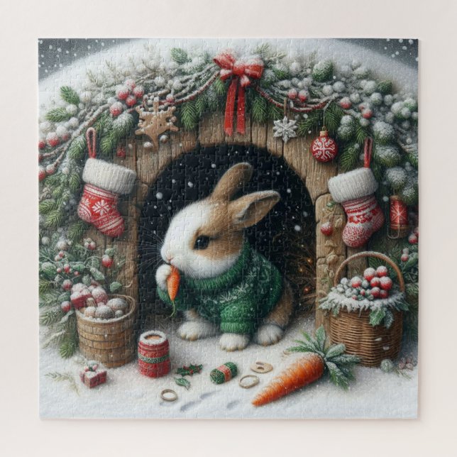 Christmas Bunny Puzzle (Vertikal)