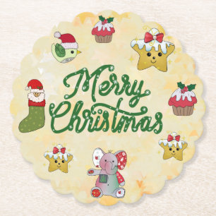 Christmas bunt untersetzer