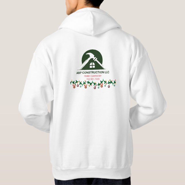 Christmas Business ABP Construction  Hoodie (Rückseite)