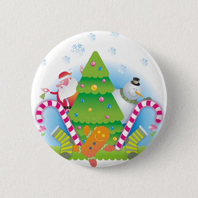 christmas button (Vorderseite)