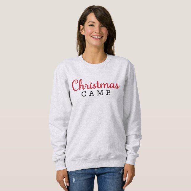 Christmas Camp Sweatshirt | Weihnachts-Sweatshirt (Vorne ganz)