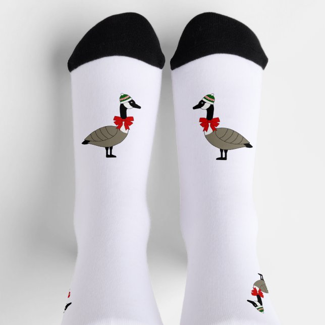 Christmas Canadian Goose Crew Socks Socken (Oben)