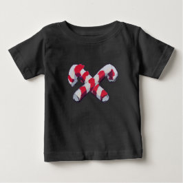 Christmas Candy Cane Baby T-shirt