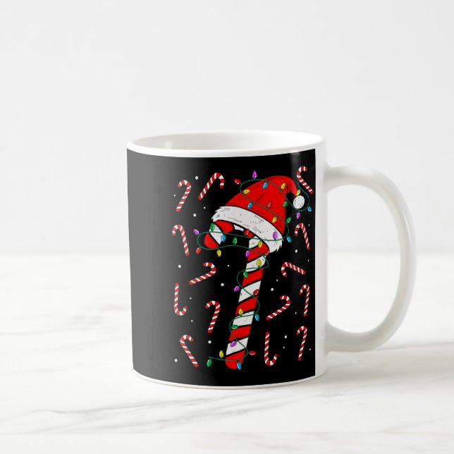 Christmas Candy Cane Hat Santa Xmas Holiday Toddle Kaffeetasse (Rechts)