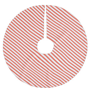 Christmas Candy Cane Pattern Polyester Weihnachtsbaumdecke