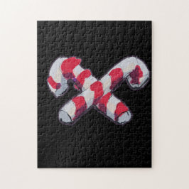 Christmas Candy Cane Puzzle