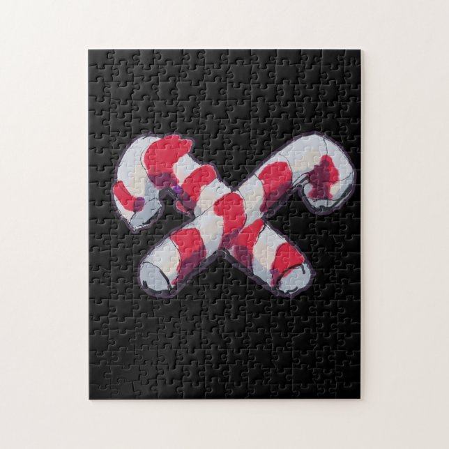 Christmas Candy Cane Puzzle (Vertikal)
