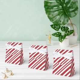 Christmas Candy Cane Stripes Geschenkschachtel