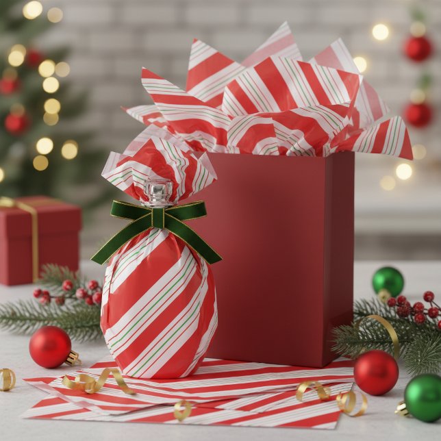Christmas Candy Cane Stripes ID259 Seidenpapier (Von Creator hochgeladen)